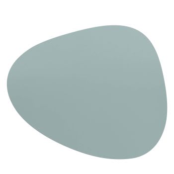 Lotto di 2 - Tovaglietta ovale blu