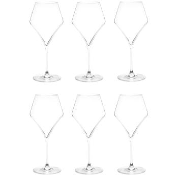 ARAM - Set van 6 - Transparant wijnglas 0,5 l