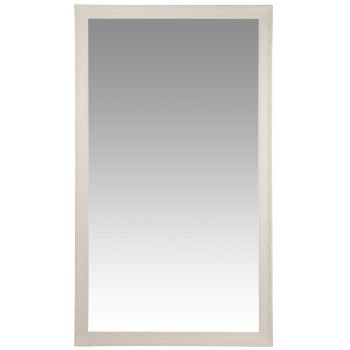 VALENTINE - Grande specchio scolpito bianco, 120x210 cm