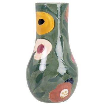 Valentine - Vase aus bemaltem Dolomit H37cm