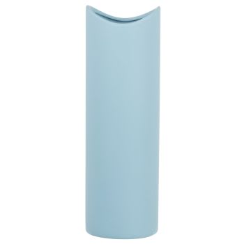 Doug - Vase aus Dolomit, blau H28cm