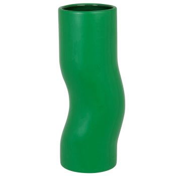 YON - Vase aus grünem Dolomit, H27cm