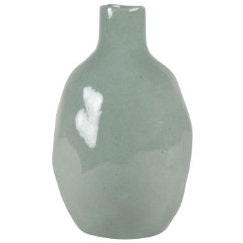 PORTO - Vase aus grünem Dolomit, H30cm