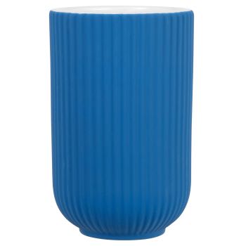 Harry - Vase aus Steingut, blau H19