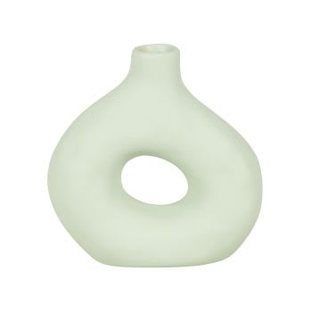 Vase aus wassergrünem Dolomit, H14cm