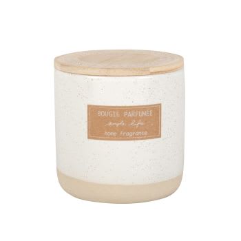 ASSA - Vela perfumada de cerámica color marfil 220g