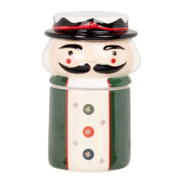CASSE NOISETTE - Vela perfumada en tarro de cerámica con diseño de cascanueces 400 g