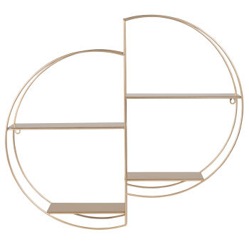 Wandrek metaal rond | Polder TEAK