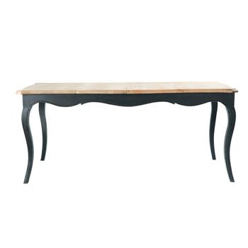 Versailles - Mesa de jantar extensível de madeira de mangueira largura 180 cm