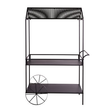 Primeur - Wagen van zwart staal
