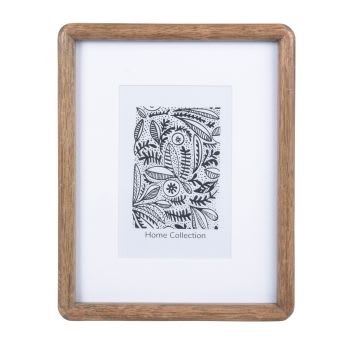 MACHALA - Walnut photo frame 17x22cm