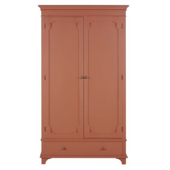 Selena - Wardrobe with 2 wing doors and 1 teracotta drawer