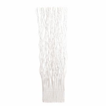 TING TING - White Metal and Willow Room Divider