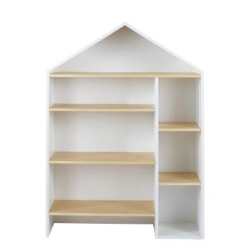 Alesund - Wit boekenrek voor kinderbureau