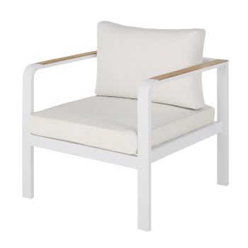 Regate Business - Wit en grijze fauteuil voor professioneel gebruik