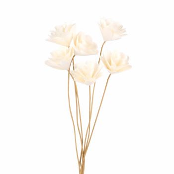 Set van 2 - Witte papieren rozen