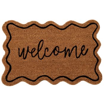 Zerbino In Fibra Di Cocco Floreale - 43x74 Cm, Antiscivolo, Per Interno/esterno, Design Colorato - Foto 2