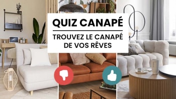 Trouvez le canapé de vos rêves grâce au quiz de nos décorateurs