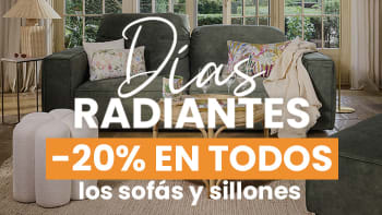 -20% en todos los sofás y sillones