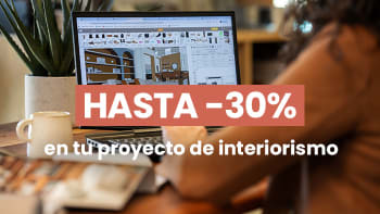 -30% en tu proyecto de interiorismo