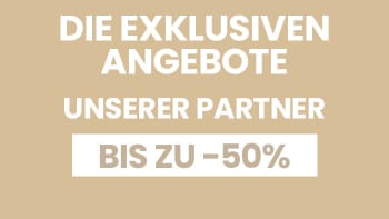 Die exklusiven Angebote unserer Partner - Bis zu -50%