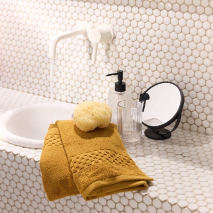 Mud Pie Set Di 3 Asciugamani In Cotone Giallo – 35,6x53,3 Cm – Design Unico - 2