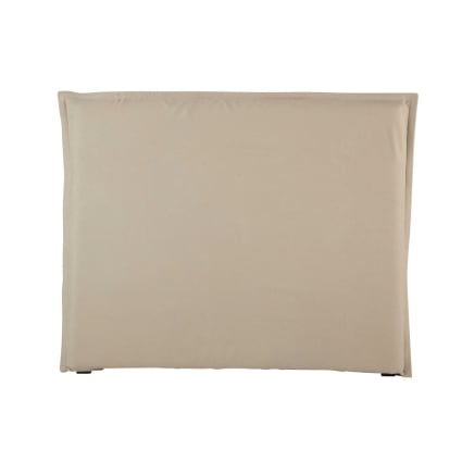 Bett-Kopfteilbezug 140cm aus grobem Leinen Morphee