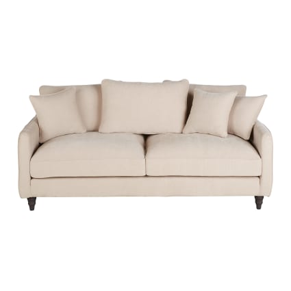 Maisons du Monde — Maisons du Monde — Auguste - Canapé 3 places beige — photo produit