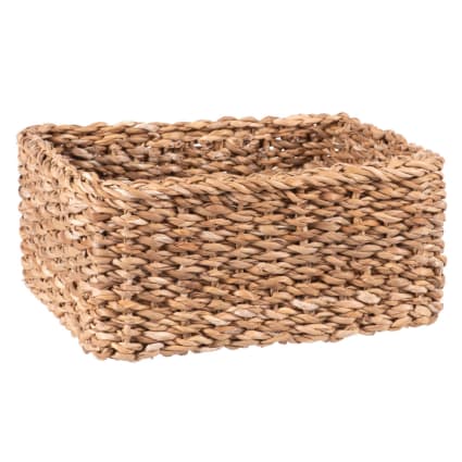 📦 2 Cestas De Mimbre Macizo 60x40x14 Cm – Almacenaje Natural Para Hogar, Baño O Salón (Madera/Bambú)
