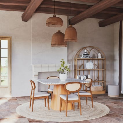 Set Di 4 Cesti In Giacinto D'acqua Naturale – Ideali Per Decorare E Organizzare La Casa, Manici Comodi, Design Artigianale