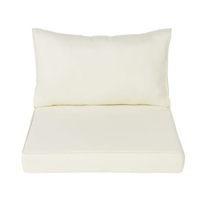 Cuscini per poltroncina da giardino bianchi L74 Isola Maisons du