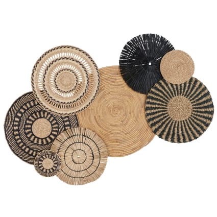 ebenkunst | Decorazione da parete moderna - Elegante, nero fresato CNC