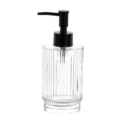 Dispenser Sapone In Vetro Spesso - Confezione Da 2, Pompa In Acciaio, 6 Adesivi, Design Anticato - 5