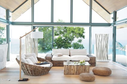 Divano in rattan 1/2 posti St Tropez Maisons du Monde