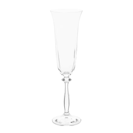 Flûte à Champagne En Verre Transparent Et Liseré Doré 30cl | Maisons Du Monde