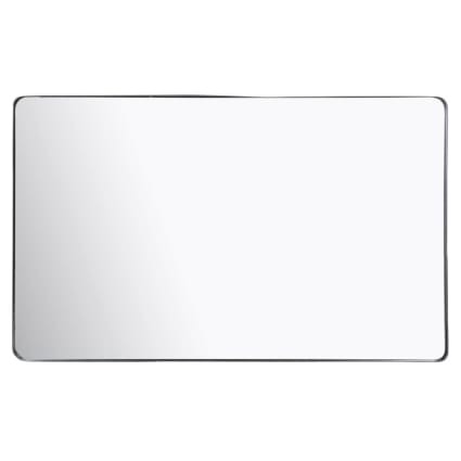 Cadre Miroir FRAMO Sur Mesure Noir Mat - Largeur 36cm, Hauteur De 30 à 150cm - Miroir Mural Design