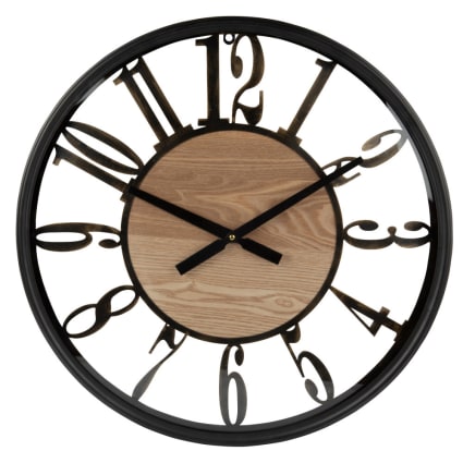 Horloge Murale En Bois Flotté Maison Du Monde - Forme Maison, Beige, Fait Main