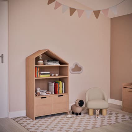 Kinderregal in Hausform Sloan