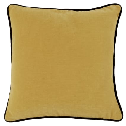 Kissen, ockergelb und schwarz 40x40cm Moliere