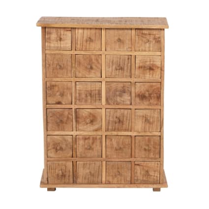 Kleinmöbel mit mehreren Schubladen aus Mangoholz