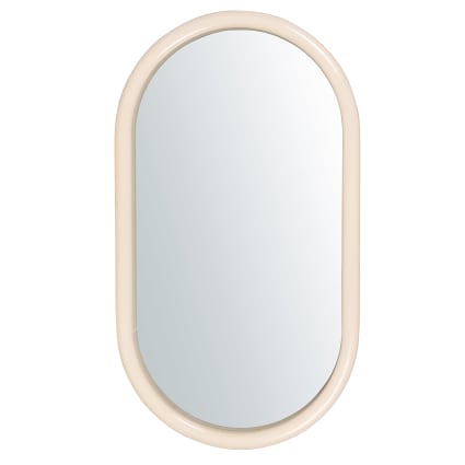 Ovaler Spiegel, beige 50x90cm Marken