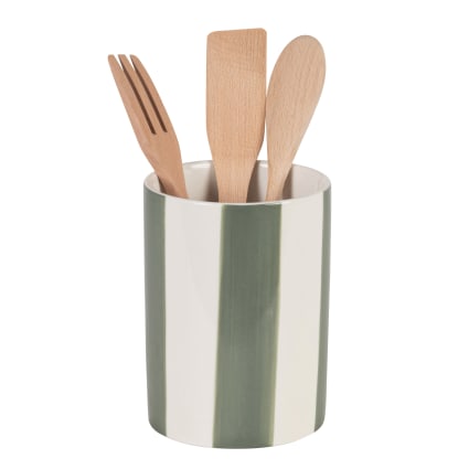 Portacucchiaio A Foglia Verde In Ceramica – 14,3x12,6x1,8 Cm, Stile Country E Moderno, Regalo Carino Per La Cucina