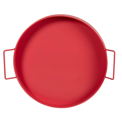 De Buyer Gebak met ronde randen RVS L 31cm/l 24cm