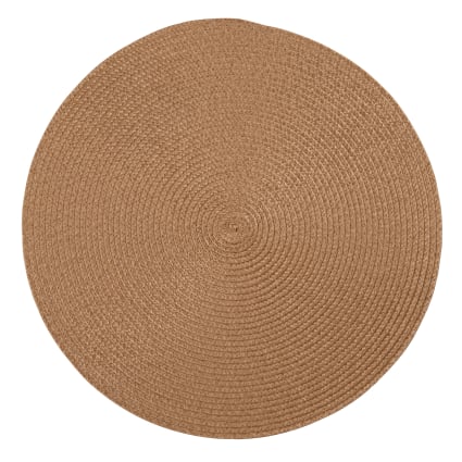 Rundes Tischset, goldfarben D38cm Ulliel