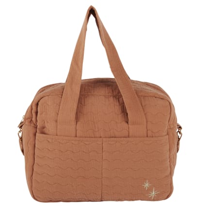 Sac à langer terracotta matelassé Oia Maisons du Monde