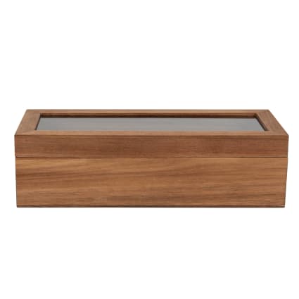 Cassetta/scatola in legno  wood box con coperchio - 400x300x140 mm