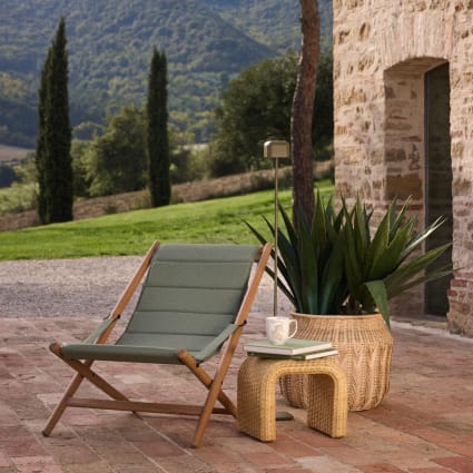 A Dondolo Sedia Sdraio Giardino Legno Bancali Sdraio Di Legno Fai