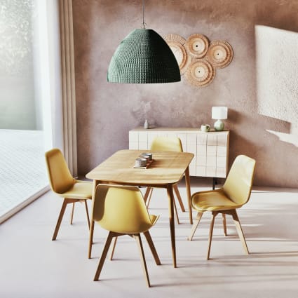 Giallo Ocra Sedie Tipo Scandinavo Sedia In Stile Scandinavo Giallo