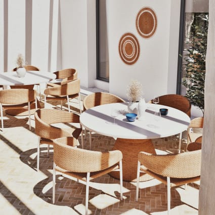 Da Pranzo Acquisto Sedie Set Tavolo Rotondo E Sedie In Velluto Per