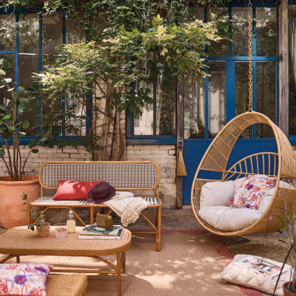 Sillon Colgante Columpio Individual Terraza Hamacas Y Sillones